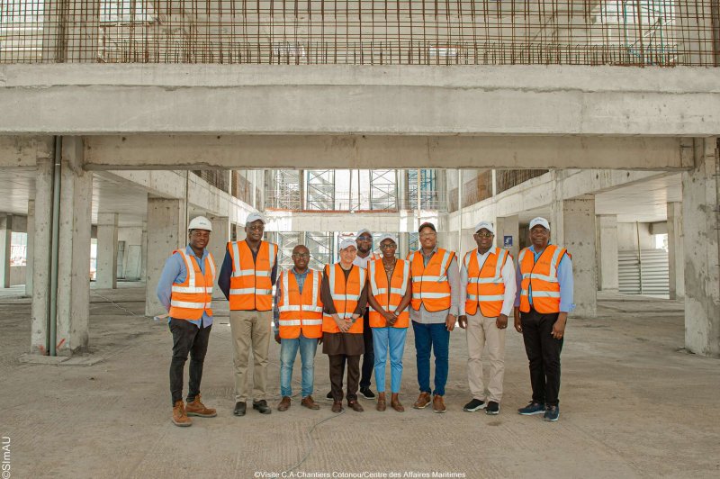 Visite du Comité d'Administration au Centre des Affaires Maritimes à Cotonou